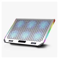 LINKON - Base Ventilador Enfriador Notebook 6 Fans Aluminio