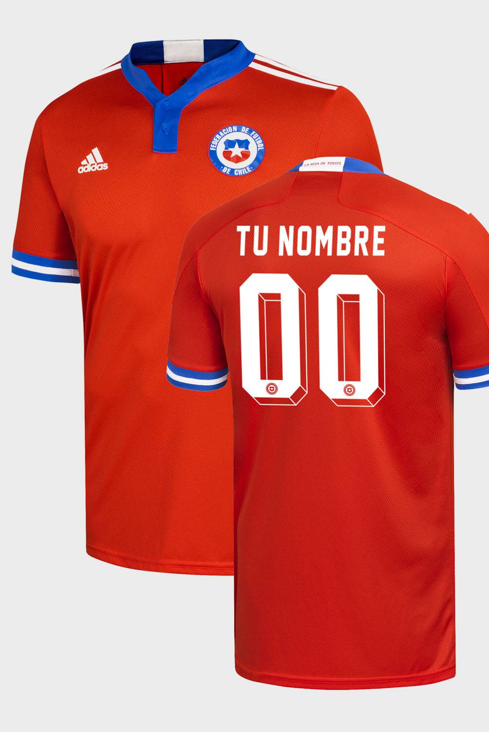 ADIDAS - Adidas Camiseta Selección Chilena Local Personificable Hombre