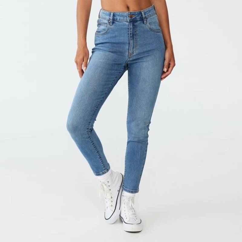 COTTON ON Jeans High Rise Cropped Skinny Mujer Cotton On | falabella.com