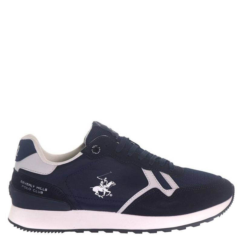 Zapatilla De Hombre Blanca Beverly Hills Polo Club 