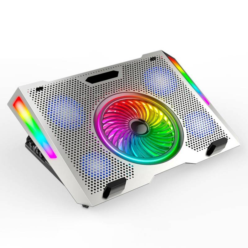LINKON - Base Ventilador Enfriador Notebook 5 Fans Aluminio