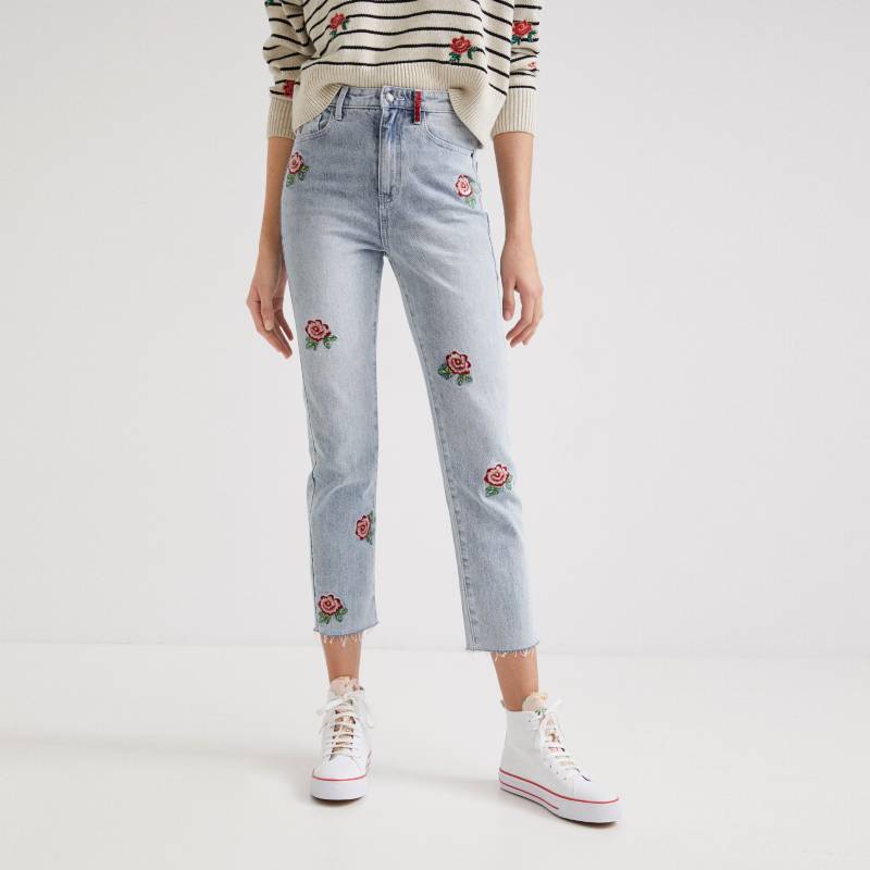 DESIGUAL Desigual Jeans Estampados Algodón Mujer