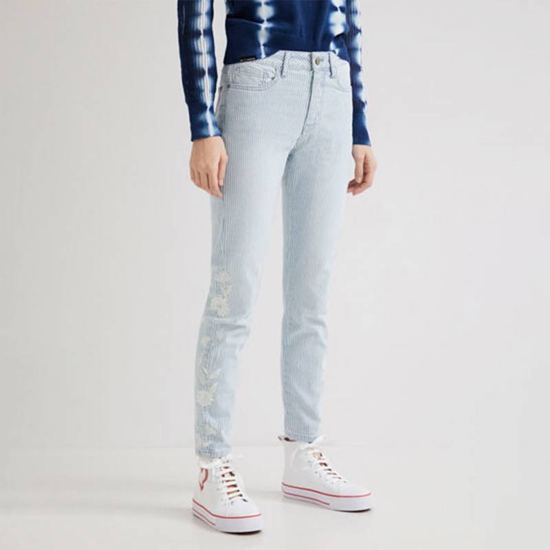 DESIGUAL Desigual Jeans Estampados Algodón Mujer