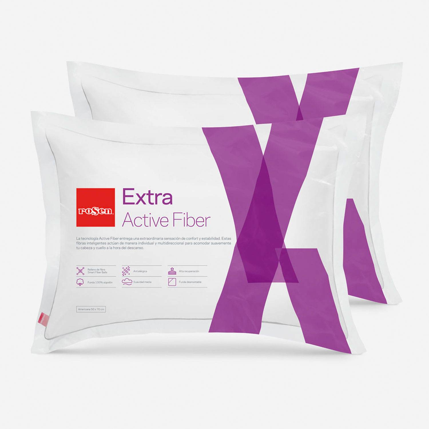 Almohada extra 2024 active fiber