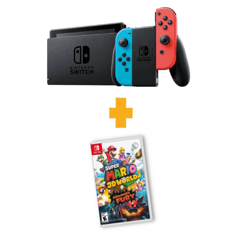 NINTENDO - Consola Nintendo Switch 1.1 + Super Mario 3D World