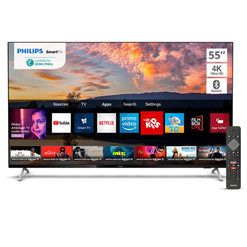 PHILIPS - Led 55 Philips 4K Uhd 55Pud7625 Smart Tv