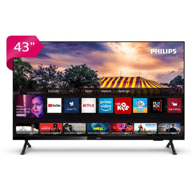 PHILIPS - Led Philips 43 Full Hd 43Pfd6825 Smart Tv