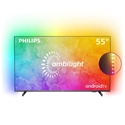 Philips Smart TV 55 4K Android Ambilight 55PUD7906/77 Negro