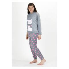 KAYSER - Pijama Coral Fleece Teens 65.1414M-Gri Kayser