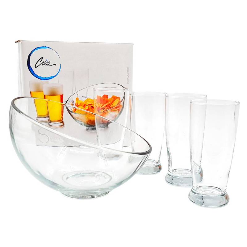 MICA Set de Vasos Vidrio 6 Piezas 400 ml Mica