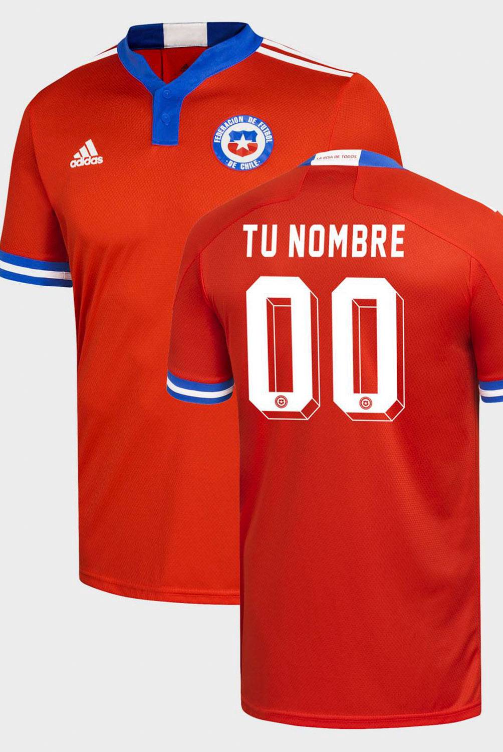 ADIDAS - Camiseta de Fútbol Niño Personificable Selección Chilena Local Adidas