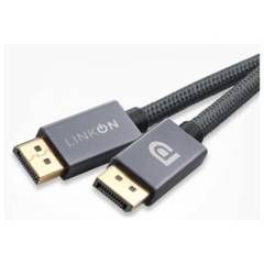 LINKON - Cable Displayport 8K (8K 60Hz/4K 144Hz/2K 165Hz)2M