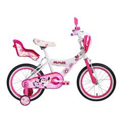 LAHSEN - Bicicleta Infantil Minnie Aro 16 Blanco