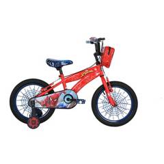 Lahsen - Bicicleta Infantil Spiderman Aro 16 Rojo