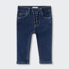 MANGO KIDS - Jeans Cintura Elástica Cordón Bebé Niño Mango Kids