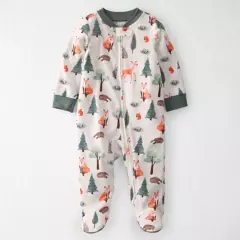 CARTER'S - Pijama Algodón Organico Estampado Animales Unisex Bebé Carter´s