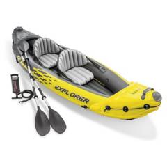 INTEX - Kayak Inflable Explorer K2 Set 2 Personas