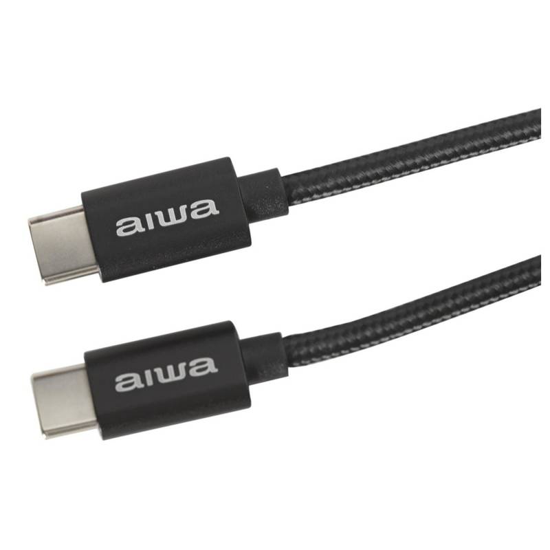 AIWA - Pack X3 Cable Tipo-C A Tipo-C A Certificado 18151B
