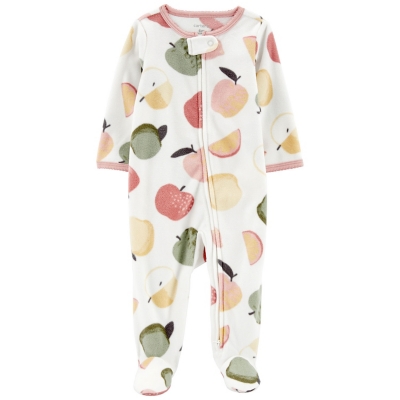 Carter´s Pijama Polar Estampado Bebé Niña
