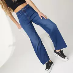 ONLY - Jeans Tiro Alto Algodón Mujer Only