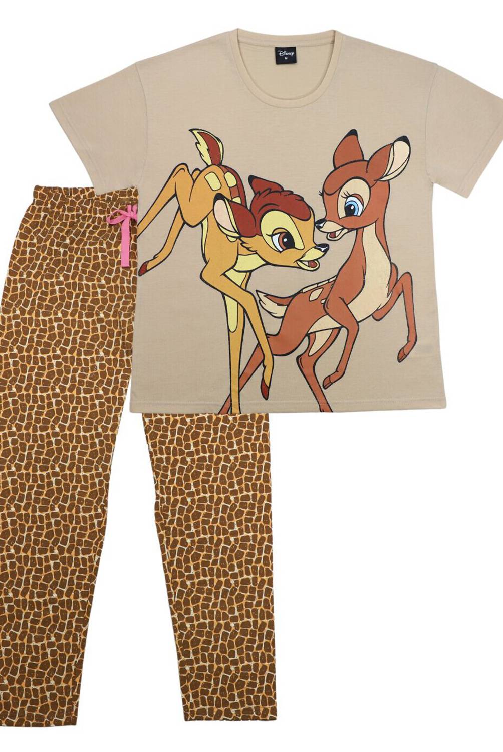 DISNEY - Pijama Mujer Bambi Beige Disney