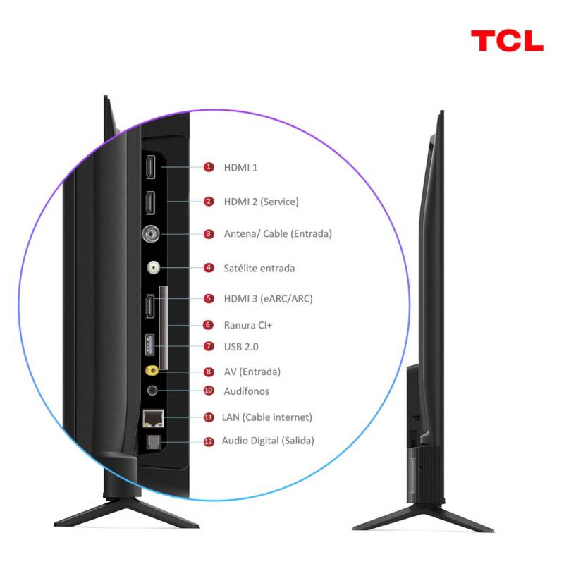 LED TCL 55 Pulgadas 4K Ultra HD Smart TV Google TV 55P635 - Descuentoff