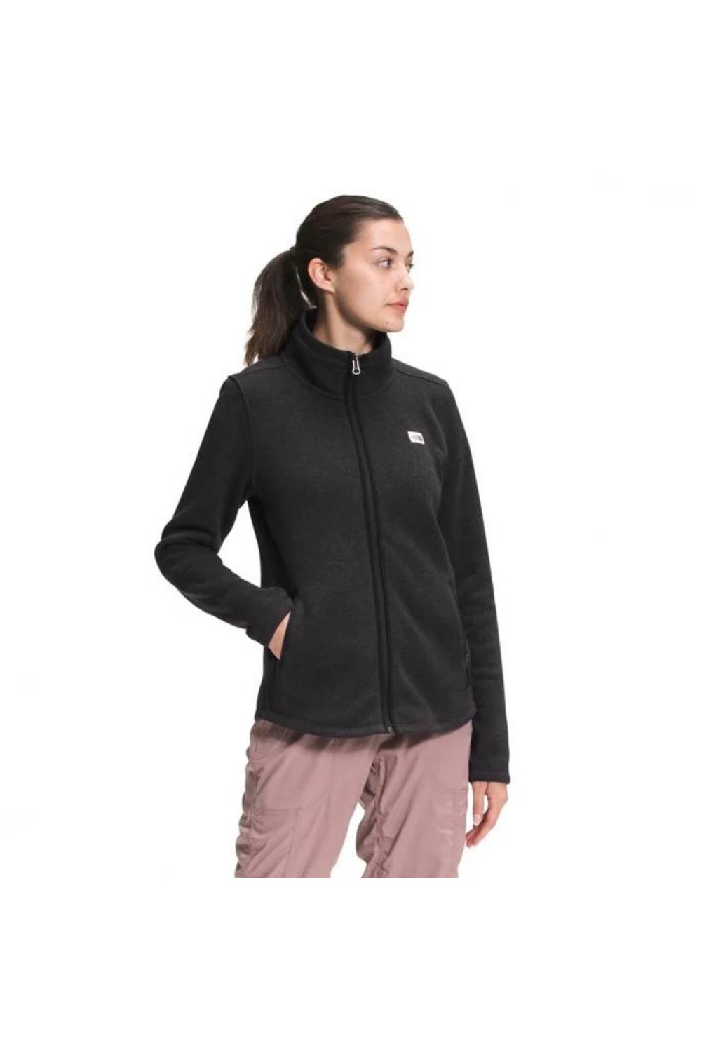 Chaqueta Polar NORTH Morado con Cremallera Mujer