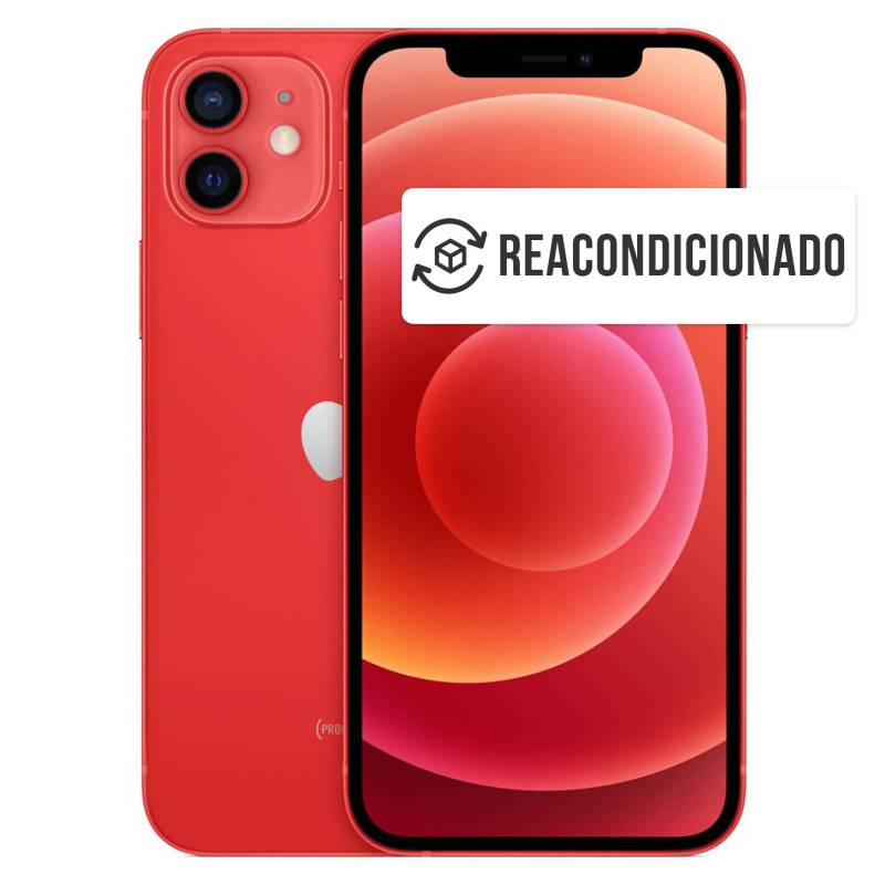 APPLE - iPhone 12 Red 128 GB Reacondicionado