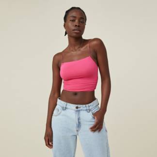 COTTON ON - Crop Top Tirantes Mujer Cotton On