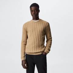 MANGO MAN - Mango Man Sweater Algodón Trenzado Hombre