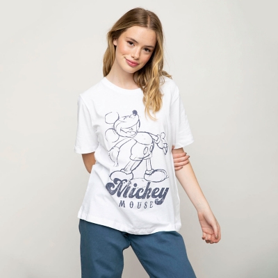 JJXX Polera Mickey Mouse Manga Corta Algod n Mujer Coolebra