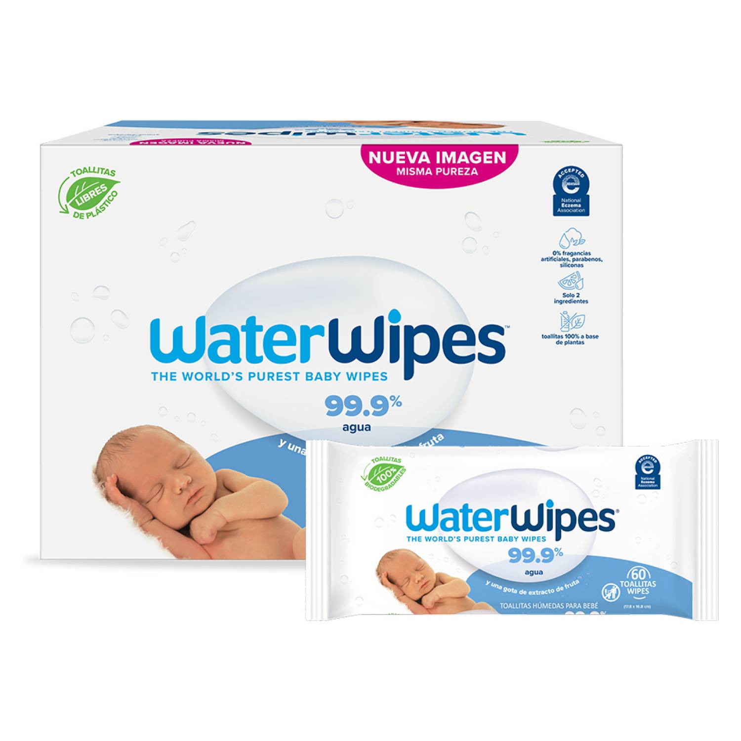 WATER WIPES Toallitas Húmedas Bio Mega Value Box 720 Und Waterwipes