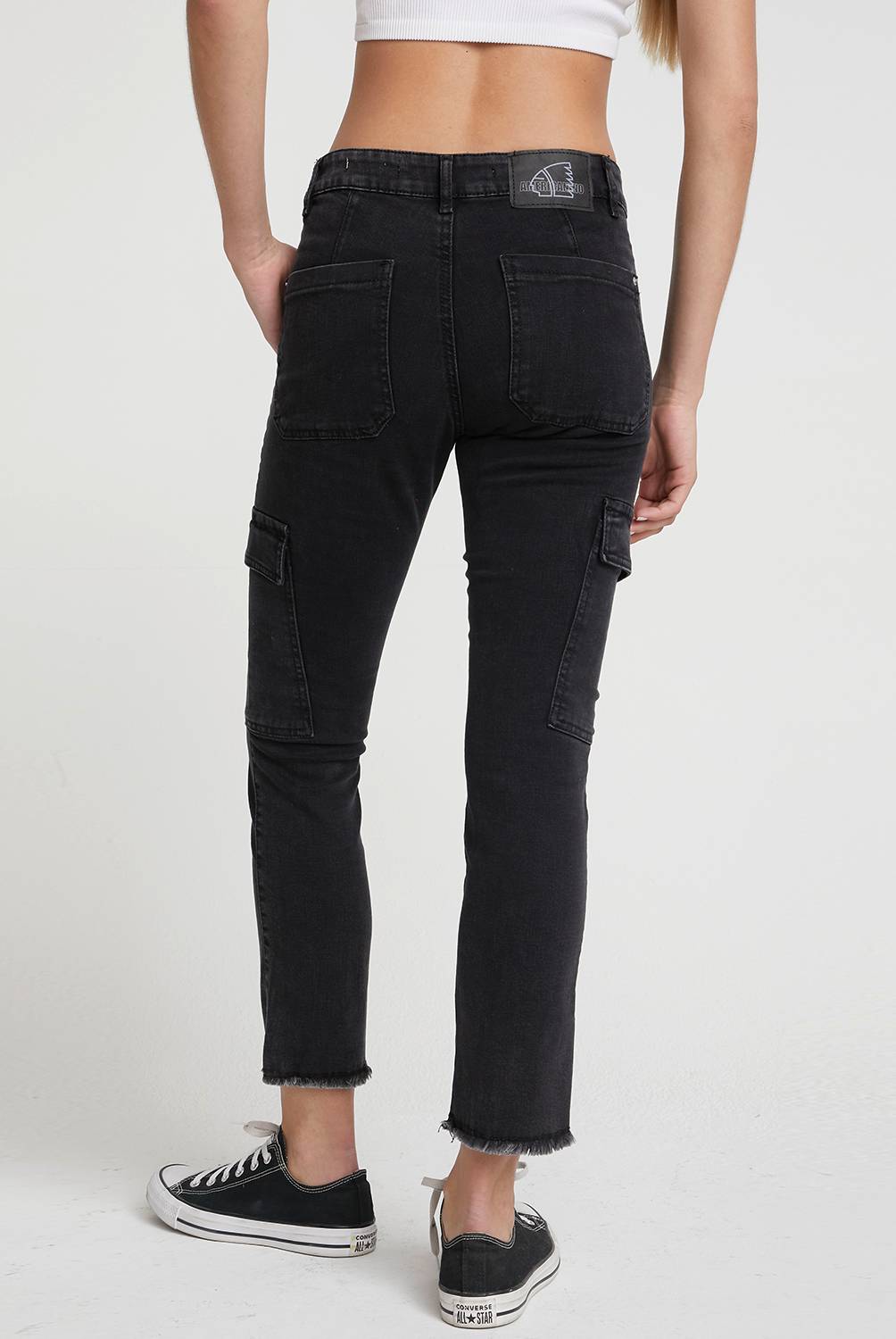 AMERICANINO - Americanino Jeans Cargo Tiro Medio Mujer