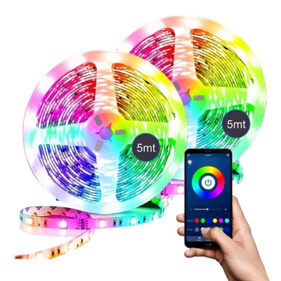 MAXWELL Tira Cinta Luces Led RGB Wifi Maxwell 20 Metros Total Kit