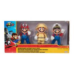 NINTENDO - Pack Figura Super Mario Odyssey X3 4 Nintendo