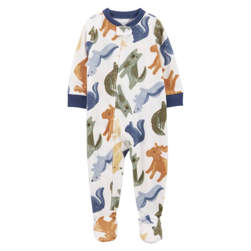 Pijama Polar Estampado Bebé Niño Carter's