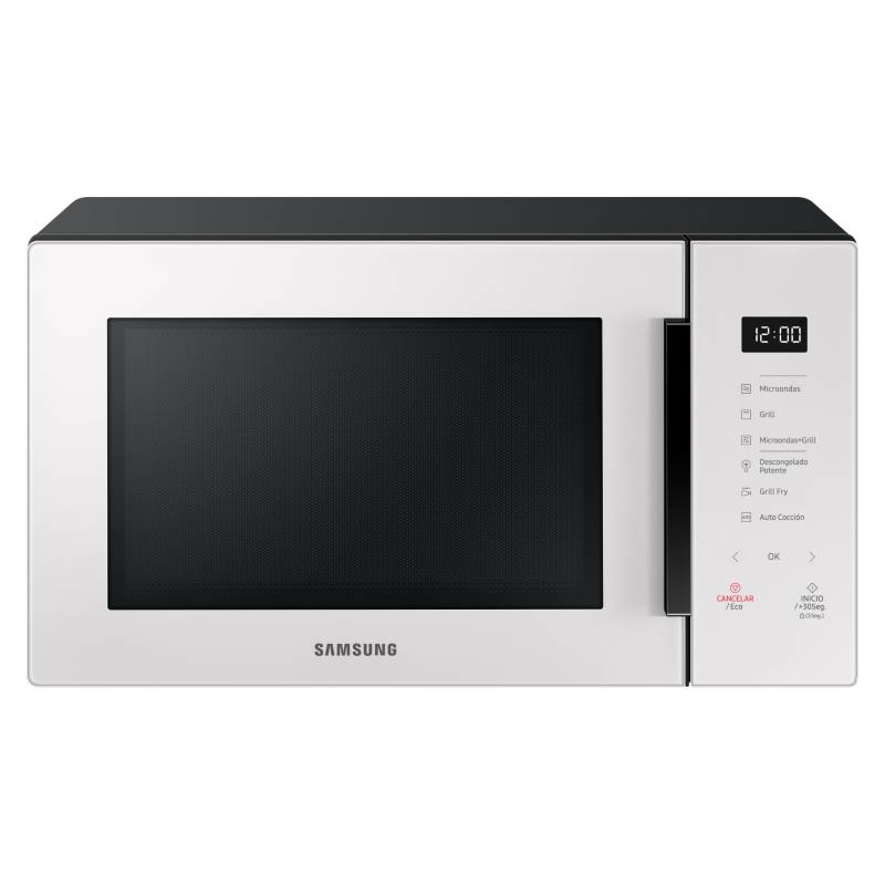 SAMSUNG - Microondas Grill Fry Blanco con Control Touch 30L Samsung