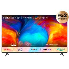 TCL - LED 58" P635 Smart TV 4K GTV TCL