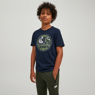 JACK&JONES JUNIOR Jack&Jones Junior Polera Manga Corta Estampada