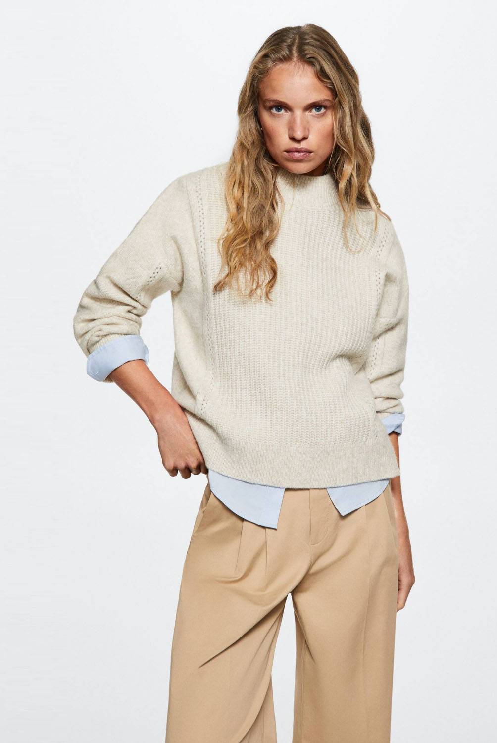 Sweater Punto Cuello Perkins Sardana Mujer | falabella.com