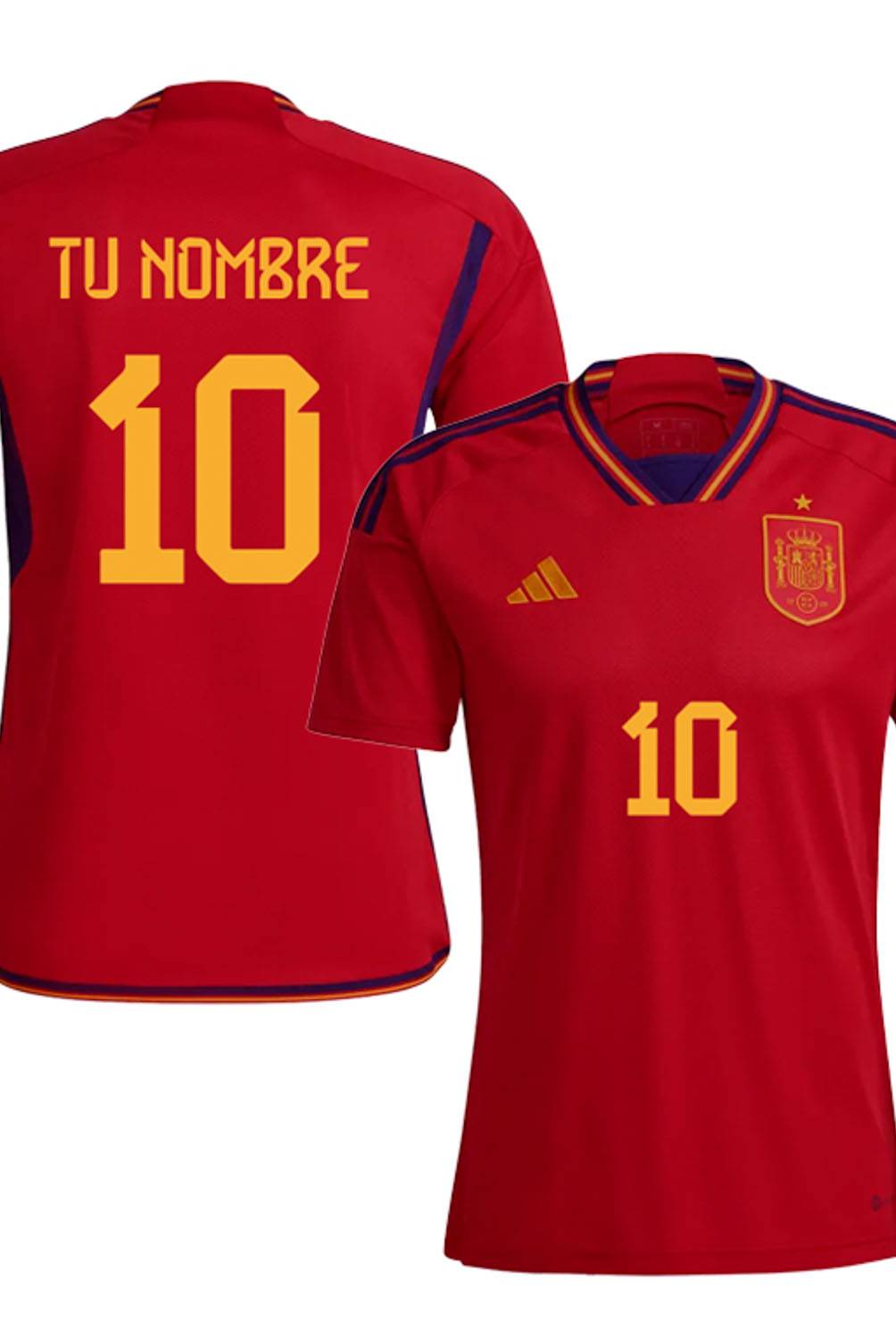 ADIDAS - Camiseta De Fútbol Personificable España Local Hombre Adidas