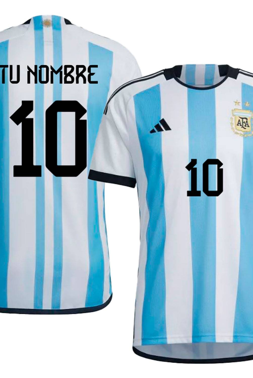 ADIDAS - Camiseta De Fútbol Personificable Argentina Local Hombre Adidas