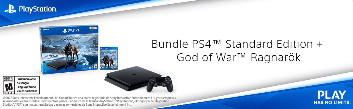 BUNDLE PS4 STANDARD EDITION + GOD OF WAR RAGNAROK