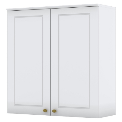 Ripley - MUEBLE COCINA HOME MOBILI DIANA CRISTALERA BLANCO 2P 2C