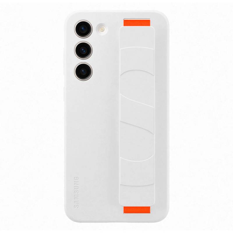 SAMSUNG - Galaxy S23+ Silicone Grip Case White