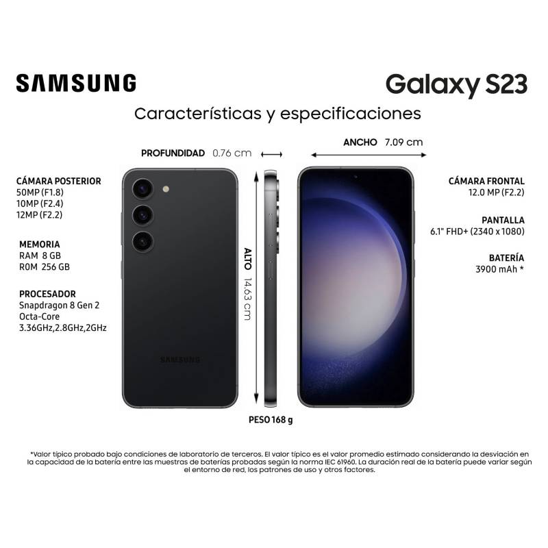 SAMSUNG Celular Samsung Galaxy S23 256GB