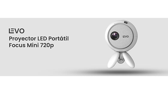 LEVO Proyector LED Portátil Focus Mini 720p 