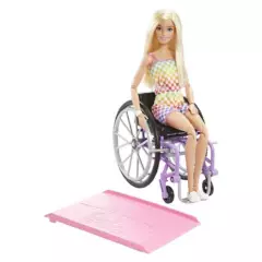 BARBIE - Barbie Muñeca Silla De Ruedas