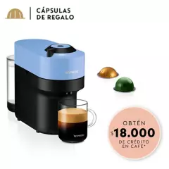 NESPRESSO - Cafetera Vertuo Pop Celeste Nespresso