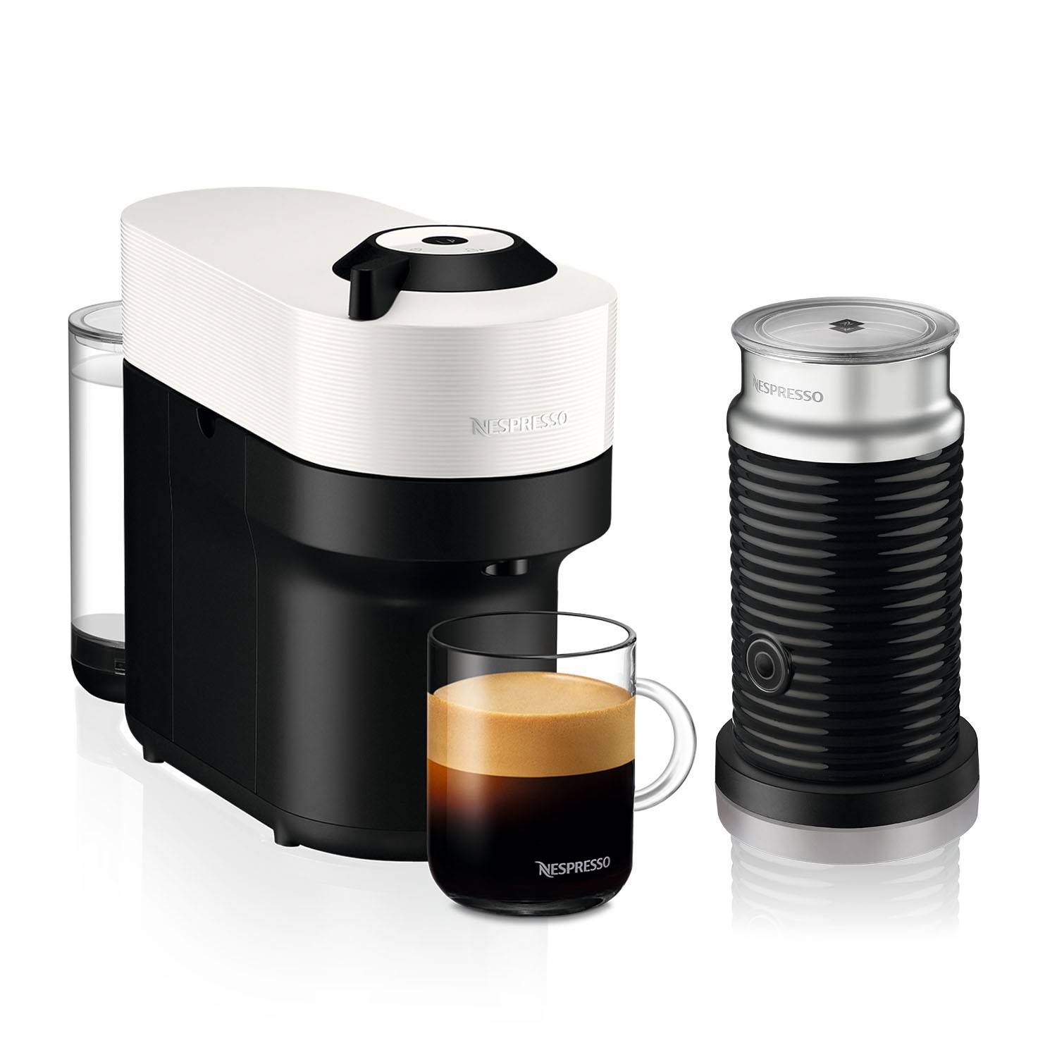 Cafetera Vertuo Next Nespresso® con Aeroccino 3 color blanco